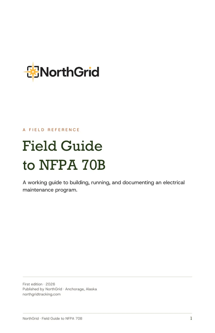 Cover of the NorthGrid Field Guide to NFPA 70B